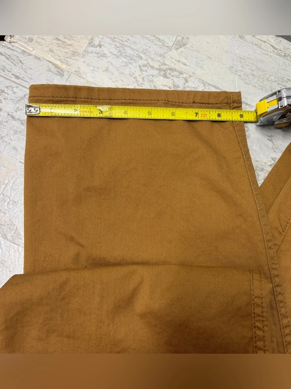 Levis 505 Regular Fit Jeans Mens Size 40 X 30 Tan Brown WaterLess Pants